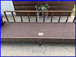 MCM Koehler Sofa/Couch Very Good Condition! Built In End Tables Super Cool