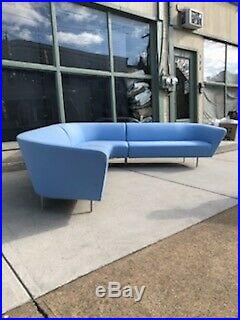 MID Century Modern Style Arper Made In Italy Italian Sectional 3 Section Sofa