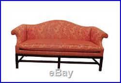 Mahogany Chippendale Camelback Sofa