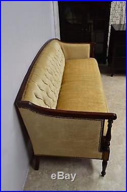 Mahogany Hickory Chair James River Collection Federal Sheraton Style Sofa Couch