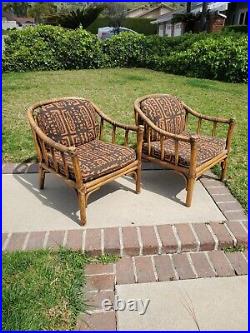 Mcguire Furniture Vintage Chair pair (2)