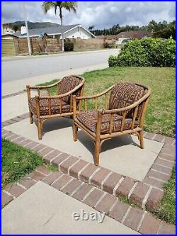Mcguire Furniture Vintage Chair pair (2)