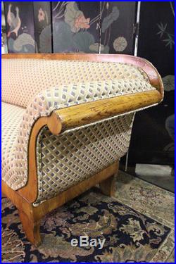 Mid-19th Century Biedermeier Sofa With New Upholstery Excellent Condition