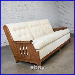 Mid-20th Century Rustic or Western Style Sofa Attributed to A. Brandt Ranch Oak