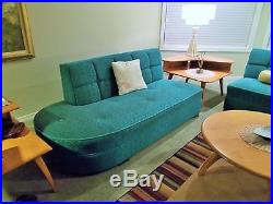 Mid Century 1950's Sectional Sofa Couch Hollywood Glamour Original Fabric