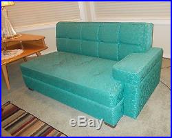 Mid Century 1950's Sectional Sofa Couch Hollywood Glamour Original Fabric