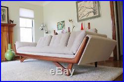 Mid Century Adrian Pearsall Craft Associates Sofa (New Upholstery)
