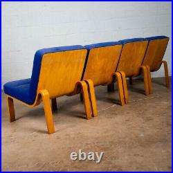 Mid Century Danish Modern Sofa Sectional 6 Piece Modular Magnus Olesen Blue Oak