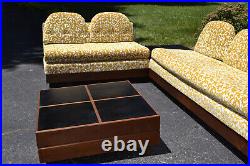 Mid Century Kenmar Modular Sectional sofa