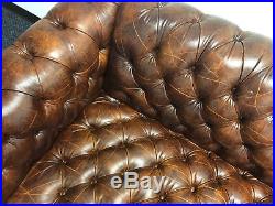 Mid Century Leathercraft Chesterfield Sofa