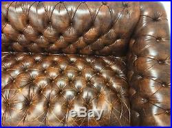 Mid Century Leathercraft Chesterfield Sofa