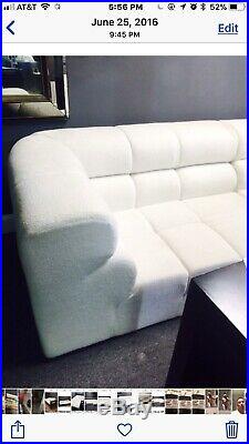 Mid Century Mod Tuffytime Style 2 Piece Sectional Sofa Made In Italy SO COMFY