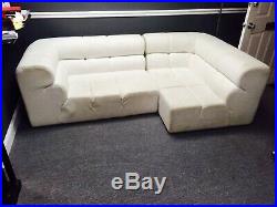 Mid Century Mod Tuffytime Style 2 Piece Sectional Sofa Made In Italy SO COMFY