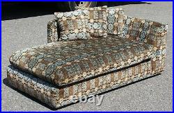 Mid Century Modern Baughman Lenor Larsen Style Chaise Lounge Chair Loveseat 60s