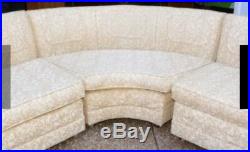 Mid Century Modern Circular Sofa/Sectional
