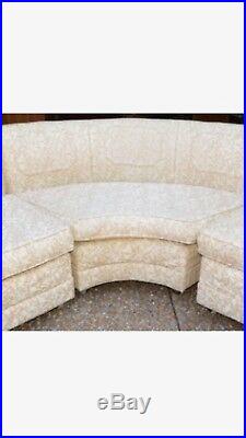 Mid Century Modern Circular Sofa/Sectional