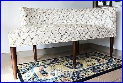 Mid Century Modern Curved Chaise Settee Attributed to Peabody or Dunbar