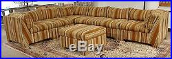 Mid Century Modern Danish Selig Monroe 6 Pc Modular Sofa Sectional Ottoman 70s