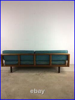 Mid Century Modern Daybed Sofa with Walnut Frame