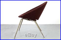 Mid Century Modern Easy Chair w Kvadrat 50s 60s Danish Modern Sessel 50er 60er
