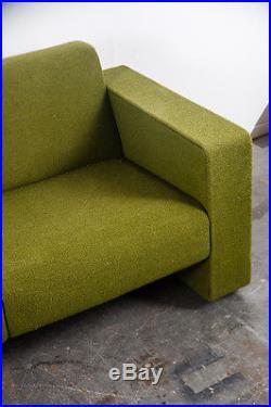 Mid Century Modern Sofa Couch Retro Vintage Green Herman Miller Knoll Danish 70s