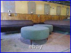 Mid Century Modern Sofas and Ottomans Adrian Pearsall style