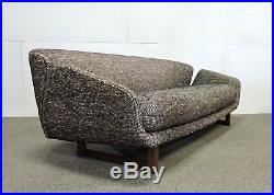 Mid Century Modern Wieland Sofa by O. B. Solie with Curved Back and Arms
