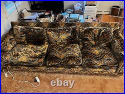Mid Century Sofa with Attributed To Jack Lenor Larsen Fabric EXC