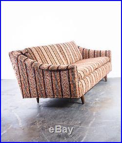 Mid century Modern Sofa Couch Settee Dux Hans Olsen Danish Vintage Love Seat MCM