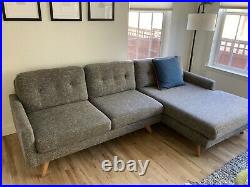 Mid century modern sofa couch