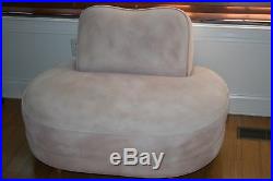 Midcentury Modern Love Seat Settee Chaise Chair Sofa Hollywood Regency