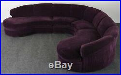 Milo Baughman 3 Piece Sectional Sofa for Thayer Coggin, 1996