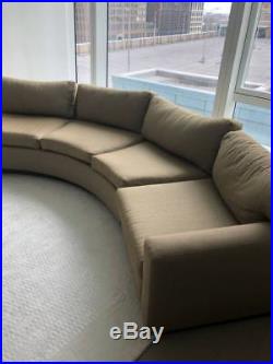 Milo Baughman Curved Sofa