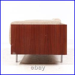 Milo Baughman Style Mid Century Danish Rosewood Case Sofa