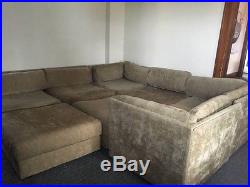 Milo baughman 8 Piece Sectional Sofa Couch Vintage Mid Century Modern