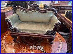 Miniature antique love seat