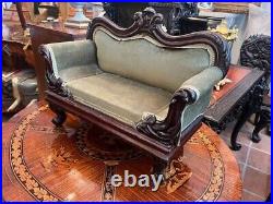 Miniature antique love seat