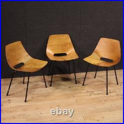 Modern design chairs 3 Tonneau furniture Pierre Guariche Steiner 1950s