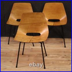 Modern design chairs 3 Tonneau furniture Pierre Guariche Steiner 1950s