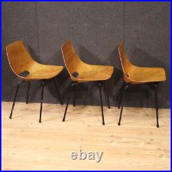 Modern design chairs 3 Tonneau furniture Pierre Guariche Steiner 1950s