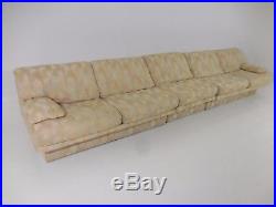 Monumental Bernhardt 4pc Curved Sectional Sofa Mid Century Modern Baughman Era