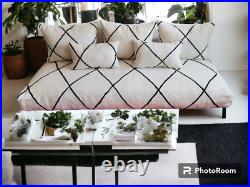 Moroccan Style Sofa Cover & 5 Cushion Cases Handmade Luxury Home Decor