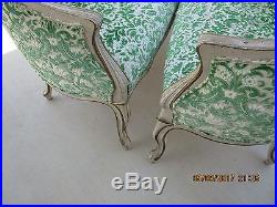 OMG! FABULOUS RARE OLD Pair of 2 Antique French settee settees Petite Sofas