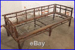 Old Hickory Style Sofa, Chaise and Coffee Table Set