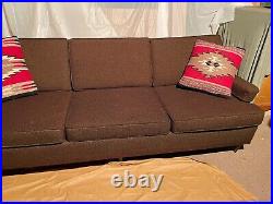 Old Vintage 1950's Mid-Century Modern 3-Seat couch sofa Baker Schwartz