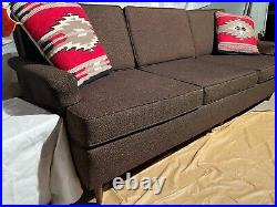 Old Vintage 1950's Mid-Century Modern 3-Seat couch sofa Baker Schwartz