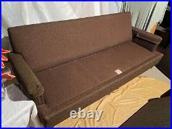 Old Vintage 1950's Mid-Century Modern 3-Seat couch sofa Baker Schwartz