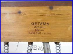 Original Signed Hans Wegner Getama Teak Daybed Sofa Mid Century Danish Modern