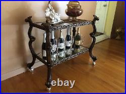 Ornate Italian Baroque Rococo Sofa/Love Seat/Chair/Marble Tables/Lamps/Bar Cart