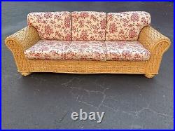 Outstanding Early 20th Century Rattan Sofa From Ralph Lauren